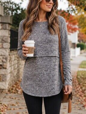 Noppies Women's Long Sleeve Tunic Sweater M